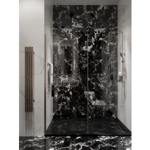 Керамогранит Arcadia Ceramica Elegant Nero High Gloss чёрный HG2001-A 120х60 см