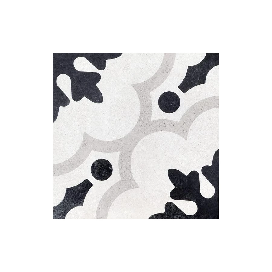 Керамогранит Fioranese Ceramica Cementine Black&White 2 матовый черно-белый CBW20C2 20x20 см