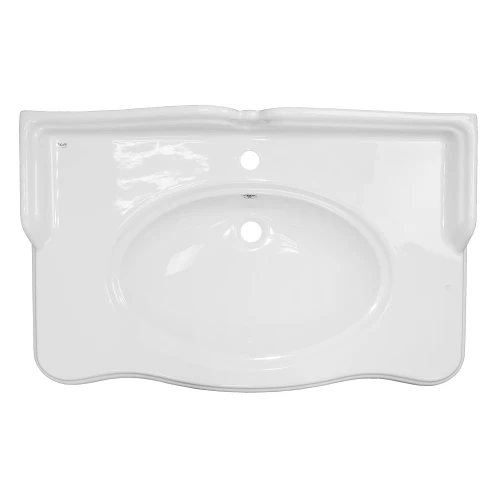 Комплект Тумба Azario Carolina 90/2 напольная с раковиной Victorian 90 патина белая CS00089994 90х87х54 см