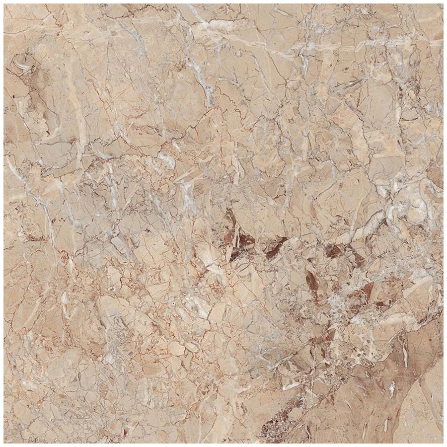 Керамогранит Laparet Brecia Antic Brown Полированный коричневый 60х60 см