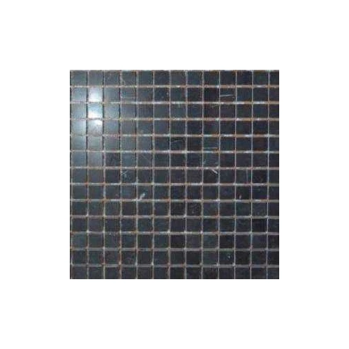 Мозаика из натурального камня Art&Natura Marble Mosaic Nero 15x15 глянцевая черная mm-nero 30,5х30,5 см