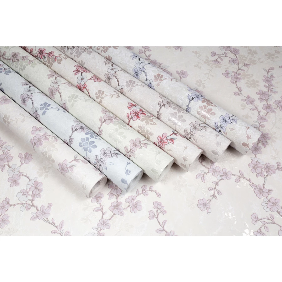 Обои флизелиновые Palitra Home Alba HomeColor красные HC31197-25 1,06х10,05 м