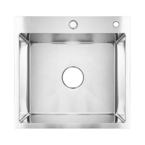 Кухонная мойка Azario Mia нержавеющая сталь цвет серебро AZS5050M 50х50х20 см