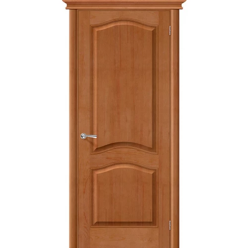 Межкомнатная дверь Белорусские двери М7 200x70 массив дерева полотно глухое цвет Т-05 (Светлый Лак)