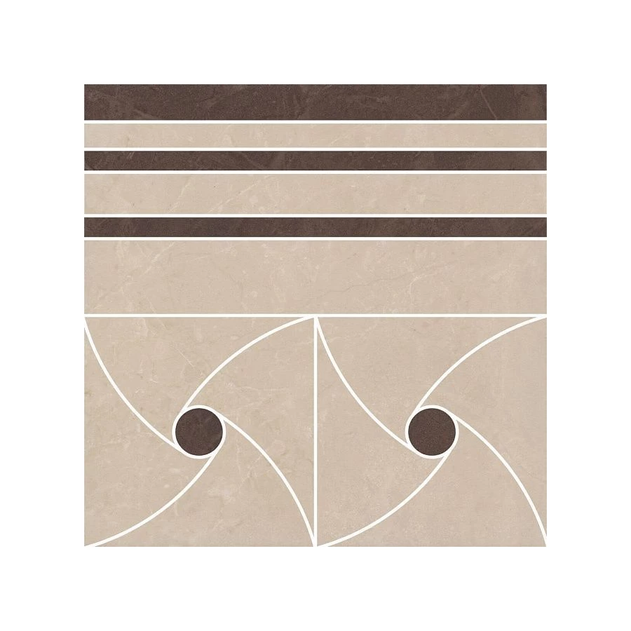 Керамогранит Kerama Marazzi Версаль Декор матовый бежевый ID108T 30x30 см