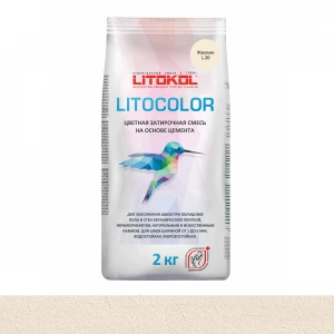 Затирка для швов Litokol Litocolor влагостойкая L.20 Жасмин L0479510002 2 кг
