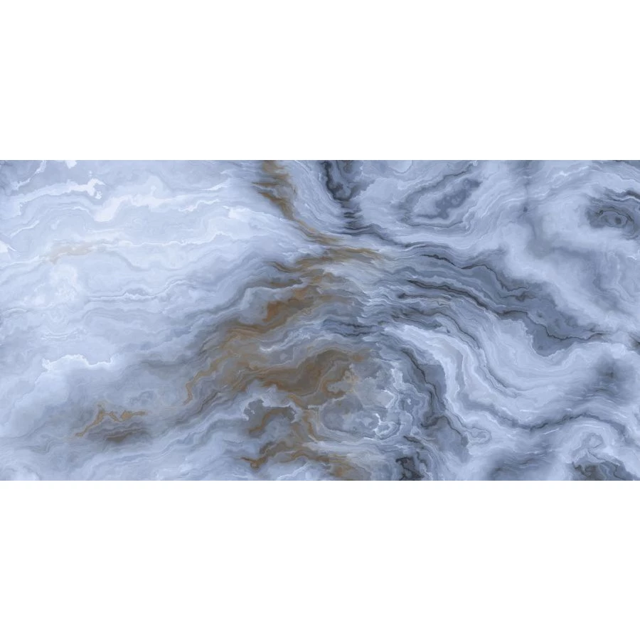 Керамогранит Neodom Luxury Arabesque Blue Polished голубой N20354 120x60 см