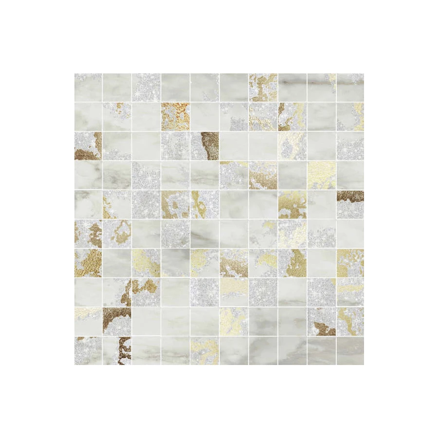Мозаика Ceramiche Brennero Venus Mosaico Q. Solitaire Grey Mix MQSG 29,7х29,7 см
