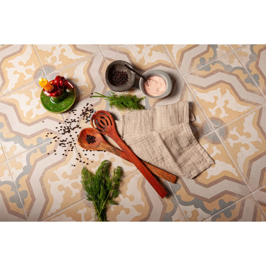 Керамогранит Peronda FS 1827 Mustard матовый многоцветный 3386041558 22,3х22,3 см