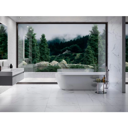 Плитка настенная Porcelanosa Артис Глосс / Artic Gloss глянцевая белая 100244464 120х45 см