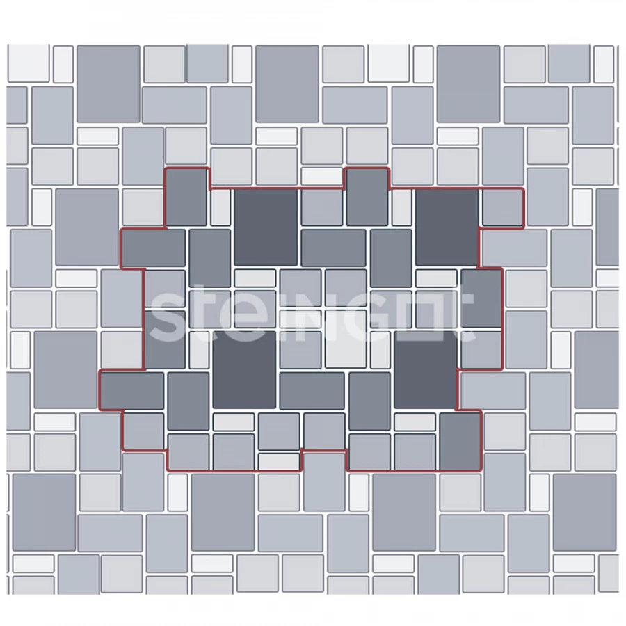 Тротуарная плитка Steingot Бавария Мокко 24927 60 мм