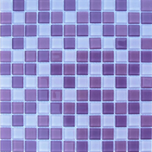 Мозаика Louis Valentino Стекло микс 23Z фиолетовый 30х30 см