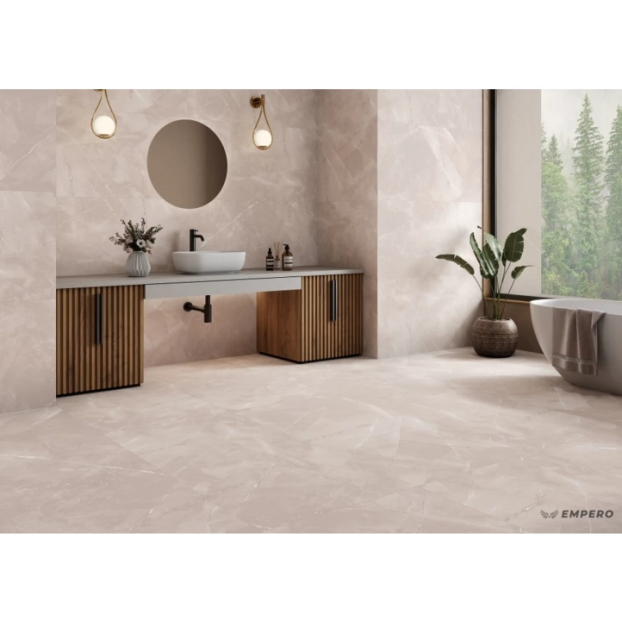 Керамогранит Empero Velure Kibone матовый бежевый 01-00011063 120х60 см