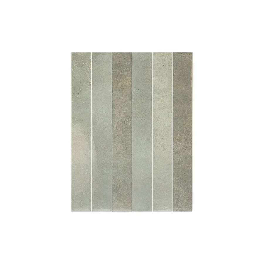 Плитка настенная Equipe Verticale Green Field глянцевая зеленая 31923 40х5 см