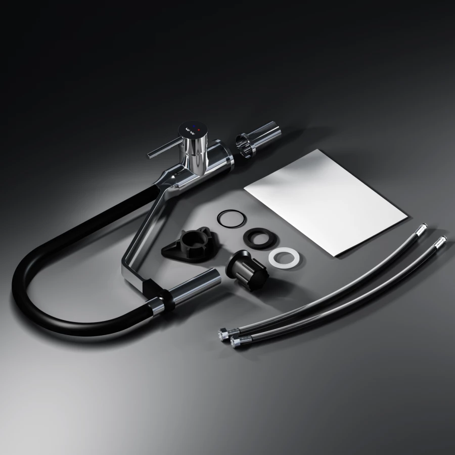 Смеситель для кухни Am Pm Like с гибким изливом F8013000