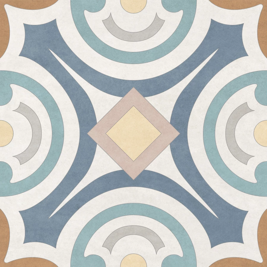 Керамогранит New Trend Design Art Mix 4 матовый многоцветный GP2020DMX55 20х20 см