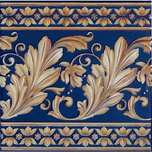 Плитка настенная Ape Ceramica Noblesse Lord Majesty Cobalto глянцевая синяя 13503109171 20х20 см