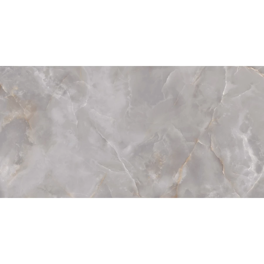 Керамогранит New Trend Charm Onyx полированный серый 60120CHM55P 120х60 см