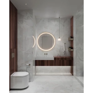 Керамогранит Arcadia Ceramica Onyx White Cloud Full Polished белый FP1027-A 120х60 см