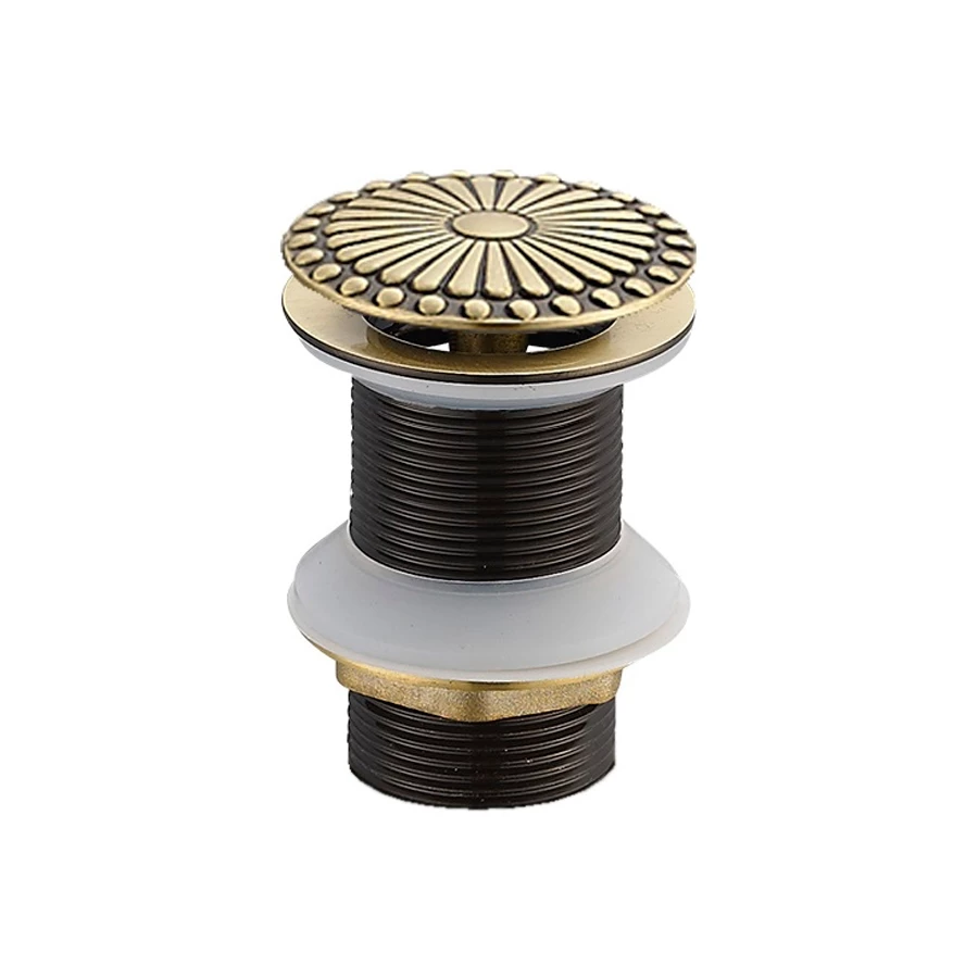 Слив для раковины Bronze de luxe Цветок 21965