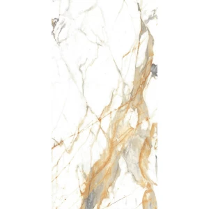 Керамогранит Bonaparte Golden Capri Pol Rect глянцевый белый 120х60 см