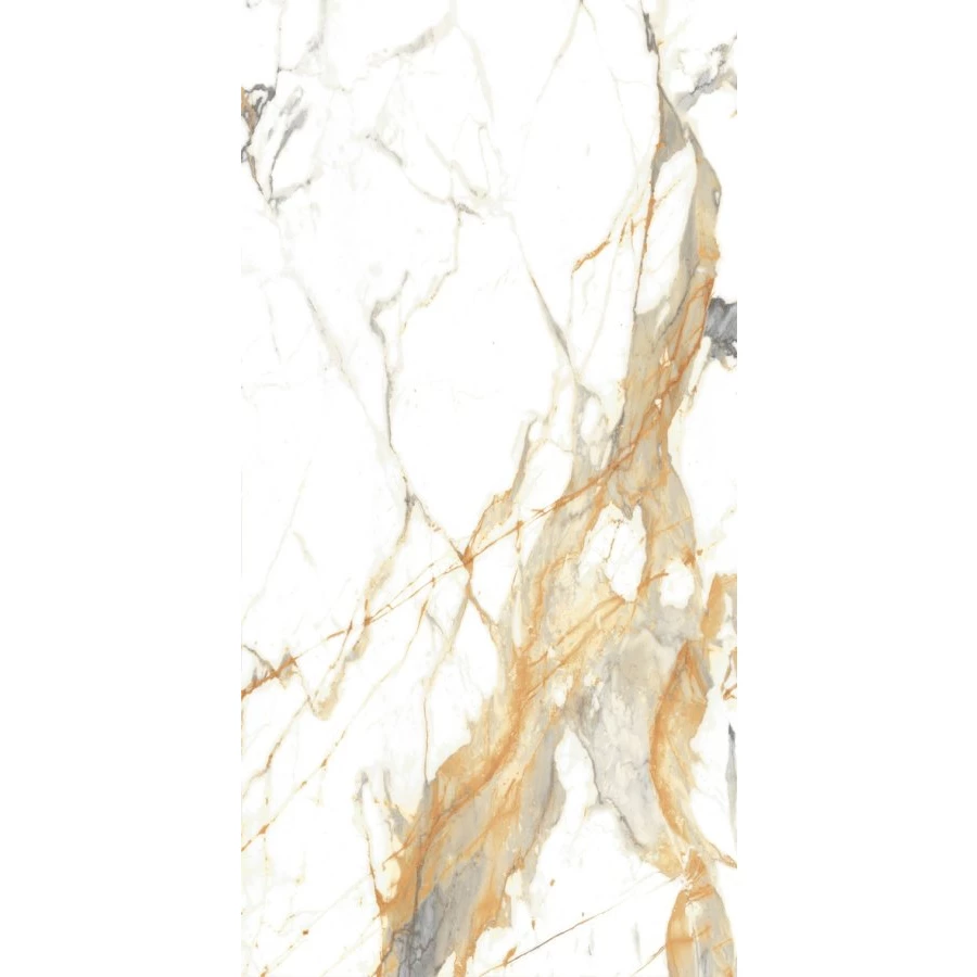 Керамогранит Bonaparte Golden Capri Pol Rect глянцевый белый 120х60 см