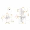 Гигиенический душ со смесителем RGW SP-212 581408212-01