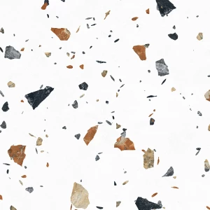 Керамогранит Laparet Terazzo Bianco карвинг матовый цветной 60х60 см