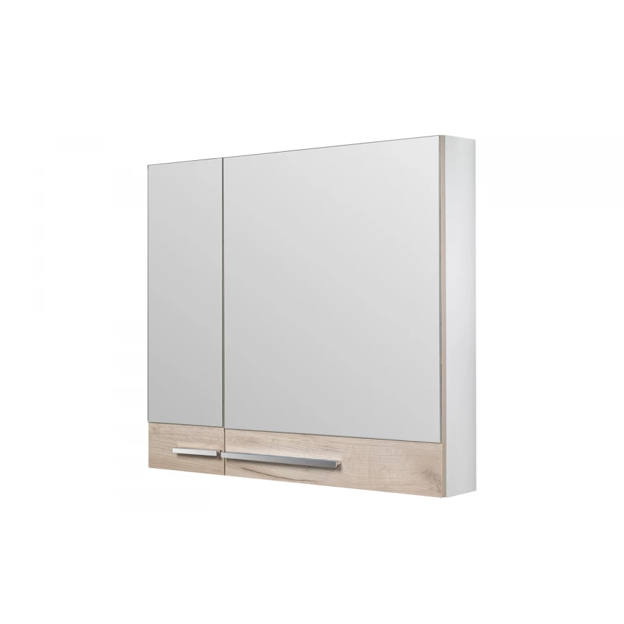 Зеркальный шкаф Runo Вудлайн 85 крафтовый дуб 00-00001348 85x75 см