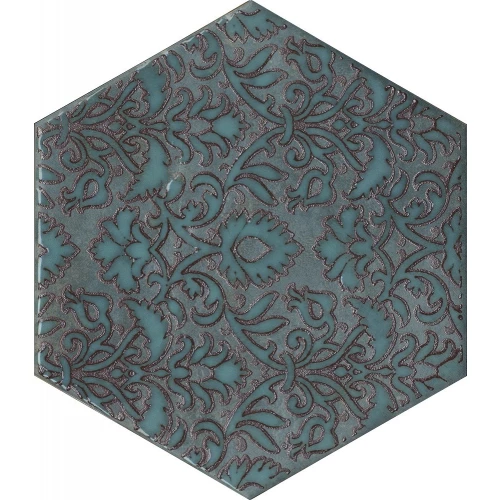 Керамогранит Kerama Marazzi Гроссето Декор матовый синий VT/A560/SG23036N 23,1х20 см