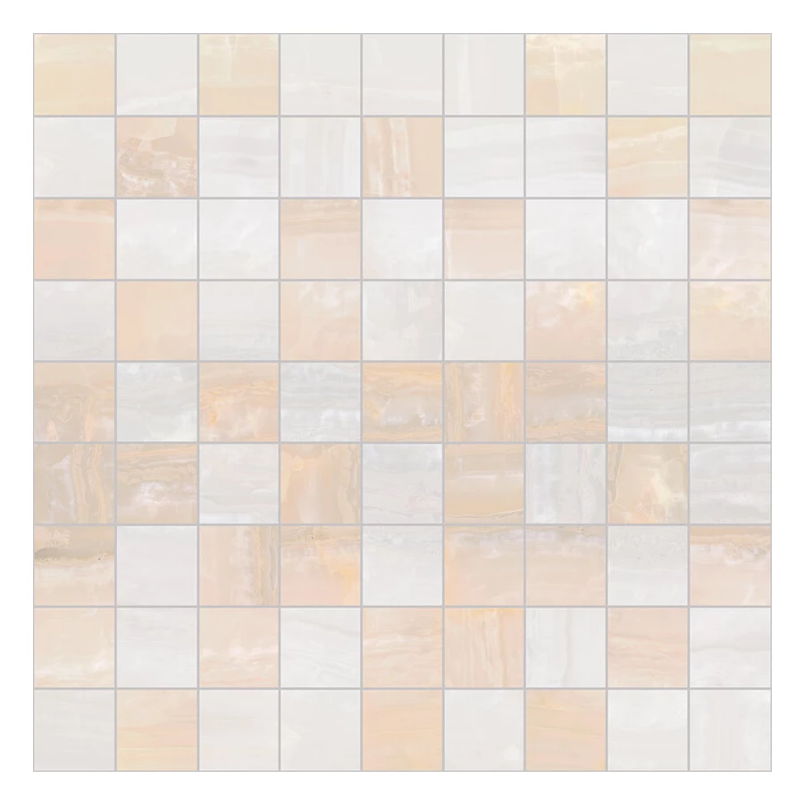 Мозаика Laparet Diadema 30х30 бежевый+белый