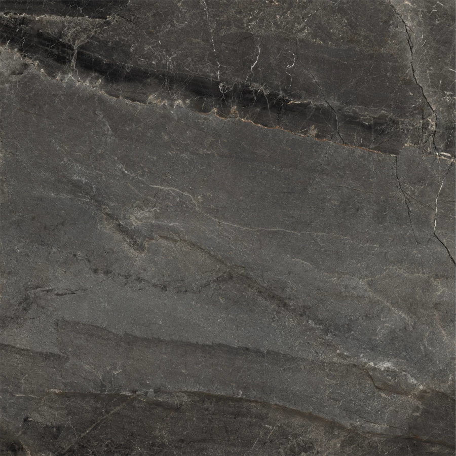 Керамогранит Delacora Инфинити темный / Infinity Dark матовый чёрный D60254M 60х60 см