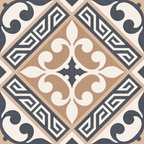 Керамогранит Motto Monotone Panther Decor Matt матовый серый N100113 20x20 см