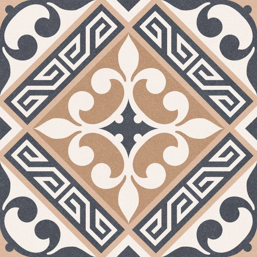 Керамогранит Motto Monotone Panther Decor Matt матовый серый N100113 20x20 см