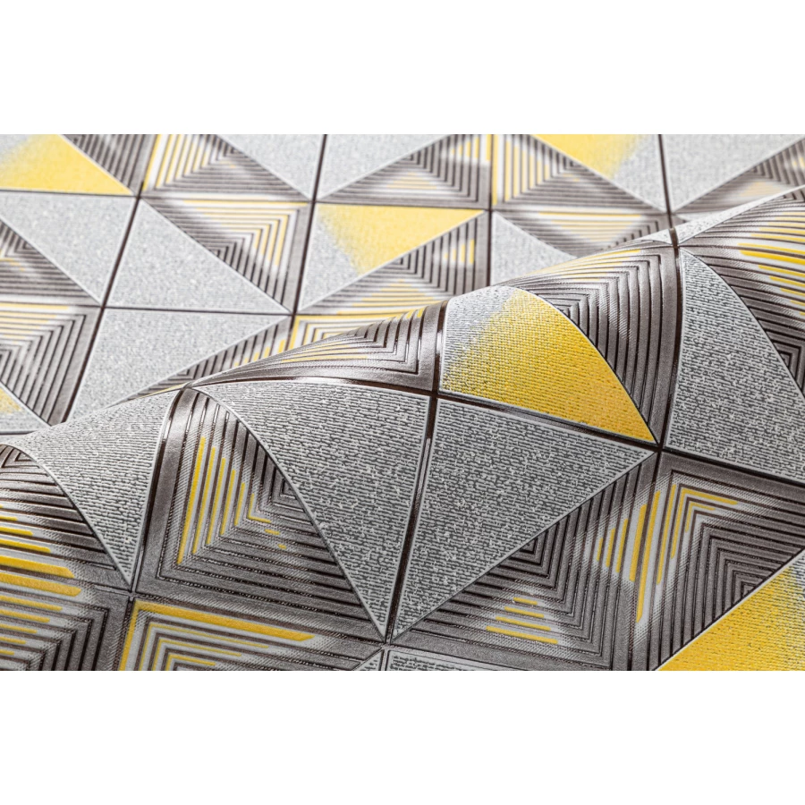 Обои бумажные Palitra Home HomeColor Trio серые HC11044-43 0.53х10.05 м