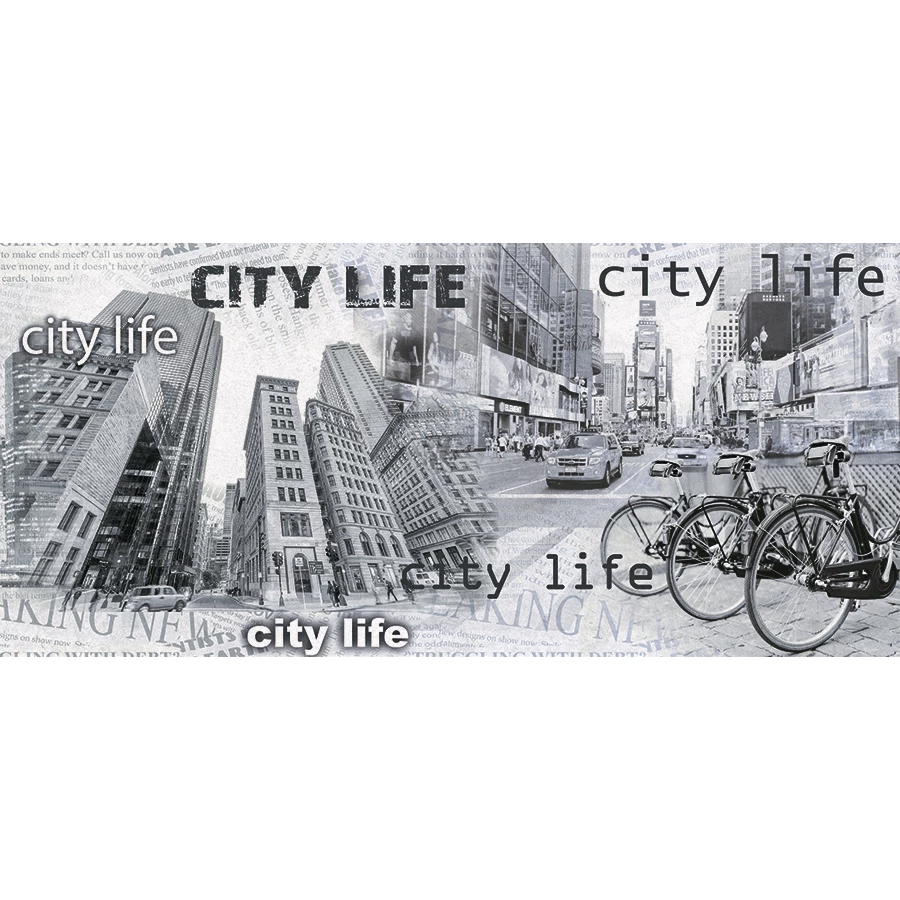 Декор InterCerama Viva серый 50*23 см