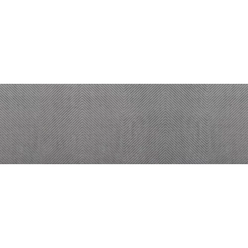 Плитка настенная Eurotile Ceramica Вуиттон рельеф ёлочка матовая серая 645 100x32,5 см