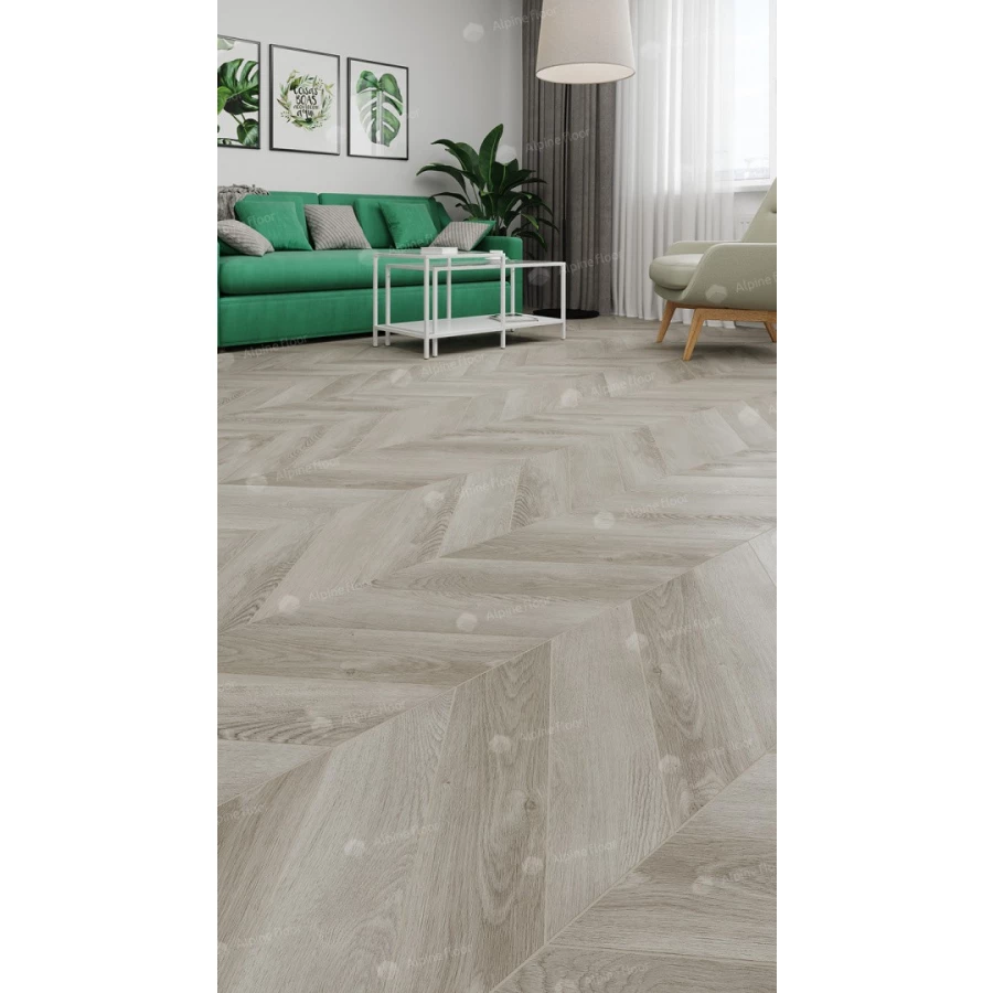 Ламинат Alpine Floor Chevron Alpine Дуб фантазия ECO 18-1 43 класс 5 мм 1,6764 кв.м.