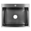Кухонная мойка Azario Sabrina нержавеющая сталь цвет оружейная сталь AZB6050S 60х50х20 см