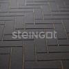 Тротуарная плитка Steingot Паркет Черная 25322 240х80х60 мм