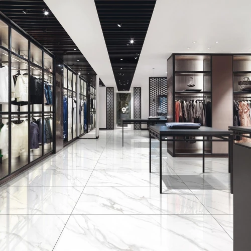 Керамогранит Neodom Classic Marble Statuario Royal Matt матовый белый N20523 120x120 см