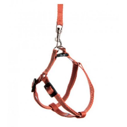 Комплект поводок + шлейка для кошек Зооник из стропы на блистере 1318 10 мм 1,5 м