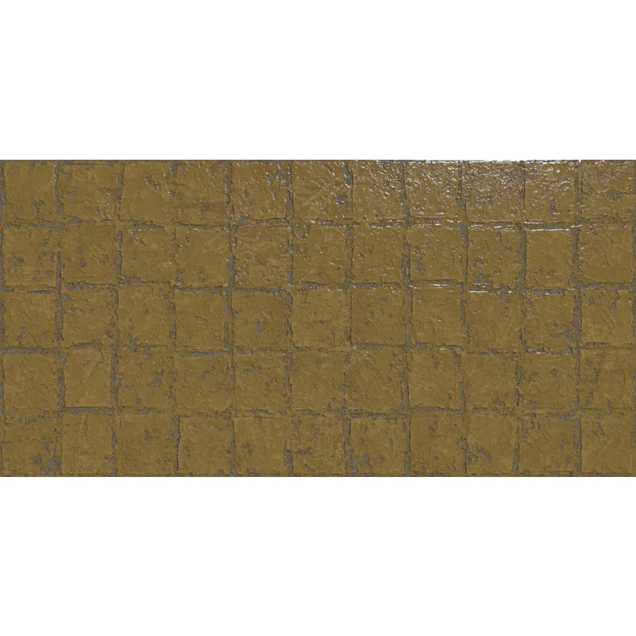 Керамогранит Aparici Abstra Ocre Blocks Shiny глянцевый желтый 4-142-3 100х50 см