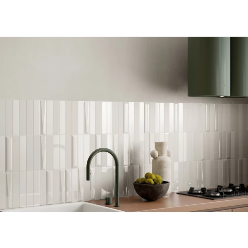 Керамическая плитка AVA Ceramica Up Cuscino White Matte 192101 25x5 см