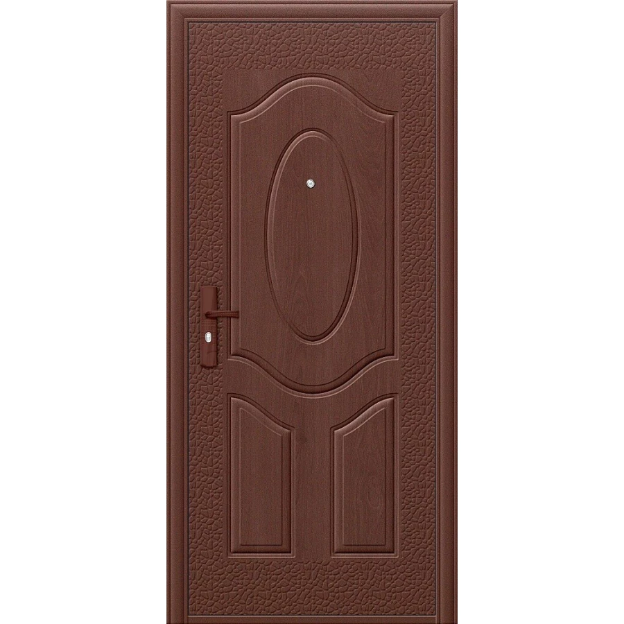 Входная дверь Bravo Е40М-1-40 205x86 Молотковая эмаль/Молотковая эмаль правое открывание