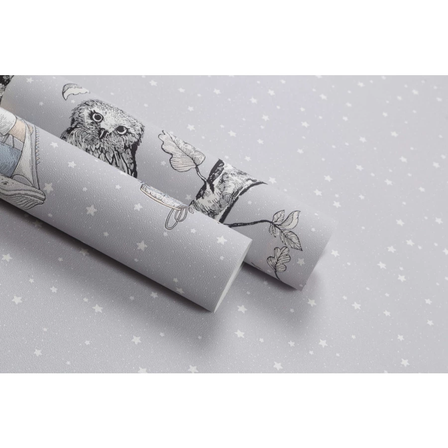 Обои флизелиновые Palitra Home HomeColor Wonderful серые HC71536-14 1.06x10.05 м