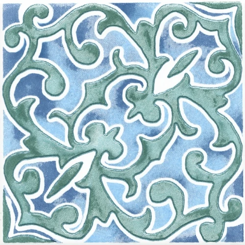 Декор Kerama Marazzi Византия A2255\1146T 9,9х9,9 см