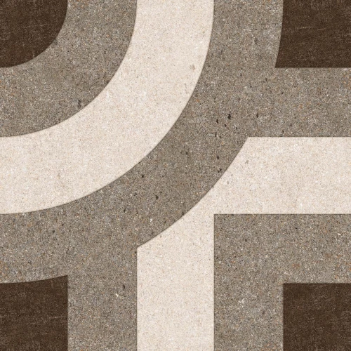 Керамогранит Gresant Artstone Infinia Collection Spin Menta Brown Matt матовый коричневый 40х40 см