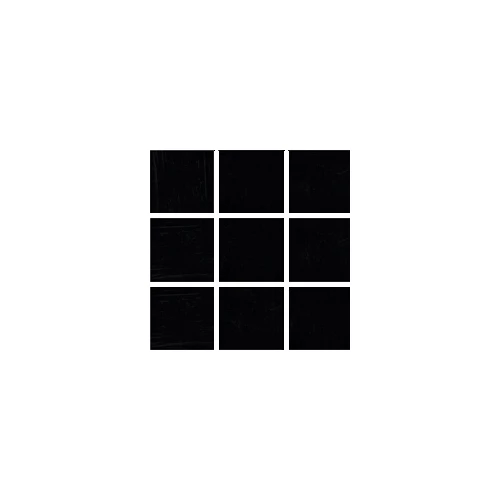 Мозаика стеклянная Trend Lux 398 1,5x1,5 сетка матовая черная lux398-kg 31,6х31,6 см