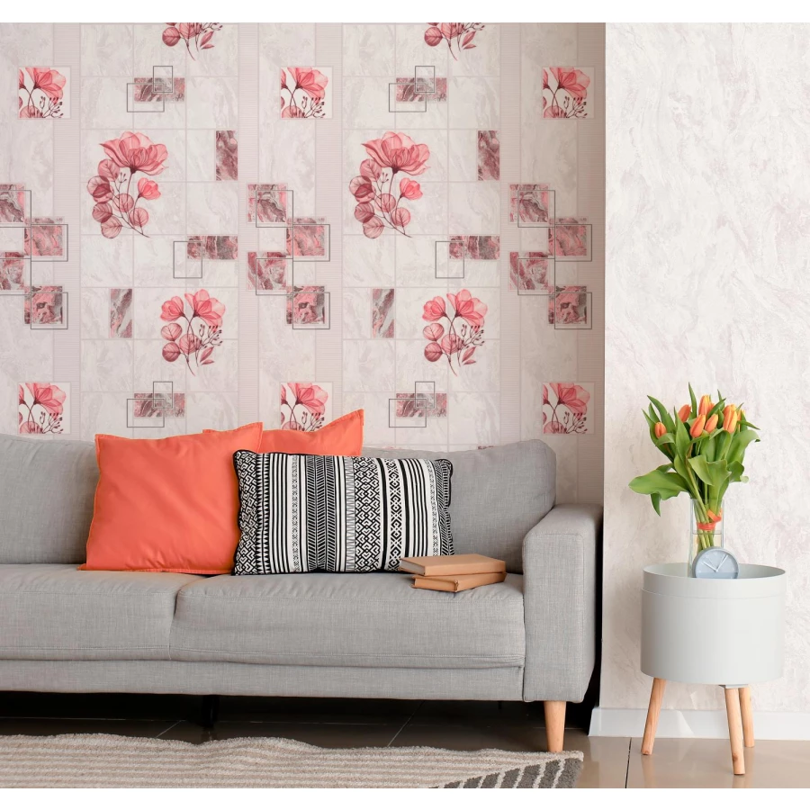 Обои виниловые Palitra Home Delicato коричневый HC11054-28 0,53х10,05 м